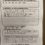 たした鍼灸院のお客様の声（全体）、腰痛（40歳　女性）