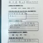 たした鍼灸院のお客様の声（全体）、首と肩のコリ（61歳　女性）