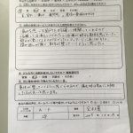 たした鍼灸院のお客様の声(全体)、首と背中の痛み、疲労感(28歳 女性)